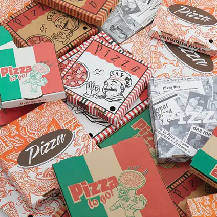Groothandel Goedkope Opvouwbare Cirkel Generieke Halve Plakjes Custom Luxe Pizzadozen 6 8 9 10 12 16 18 Inch Pizzadoos Recyclebaar