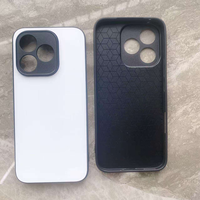 Coques de téléphone vierges à sublimation noires pour HONOR 400lite, coques de téléphone à transfert thermique