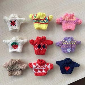 Hot Sale 10cm Kunststoff Kopf Hunde kleidung Großhandel 8 Punkte BJD Mode Puppe Zubehör Spielzeug puppe Pullover Puppe - Product Image 3