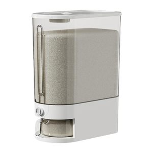 Kitchen Plastic PP <b>Rice</b> Dispenser 5kg Bucket Storage <b>Container</b> sealed Lid - Product Image 1