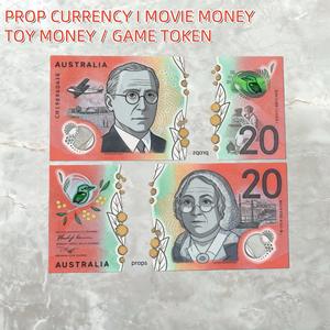 超薄型高品質オーストラリアドル紙幣、50ドルと100ドルの薄型オーストラリアドル小道具紙幣、50ドルと100ドルのプラスチック製リアルな紙幣、透明窓付き - Product Image 3