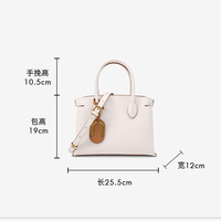 Sac à main et pochette élégants et classiques en PU vegan marron pour femme, design tendance et écologique, modèle OEM 2026