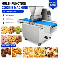 Machine à Déposer les Biscuits Automatique en Acier Inoxydable, Machine à Biscuits Multifonctionnelle à Contrôle PLC pour Boulangerie