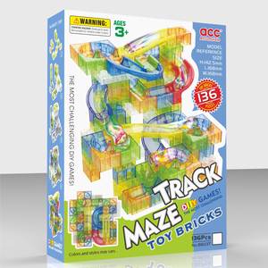 Jouet <span class=keywords><strong>de</strong></span> construction <span class=keywords><strong>de</strong></span> circuit <span class=keywords><strong>de</strong></span> labyrinthe DIY MILI, très populaire, en plastique ABS avec boule rotative <span class=keywords><strong>et</strong></span> puzzle 3D, jouet éducatif <span class=keywords><strong>de</strong></span> <span class=keywords><strong>table</strong></span> pour enfants - Product Image 5