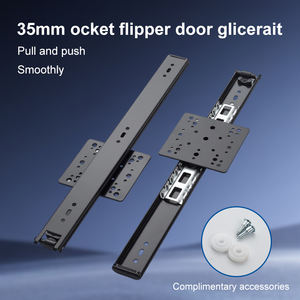 35 मिमी छिपी हुई जेब फ्लिपर दरवाजा स्लाइड, कैबिनेट टीवी के लिए तह टेलीस्कोपिक स्लाइड - Product Image 6