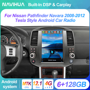 Navihua para Nissan Pathfinder Navara 2008 2012, Actualización de Radio de Coche Android, Navegación GPS, Multimedia, Carplay, Unidad Estéreo para Auto - Product Image 2