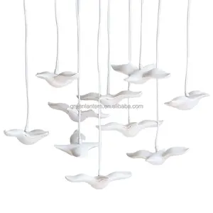 Lampadario a LED lampada 10 gabbiani Bird Design Lighting Art Shop Hotel decorazione di nozze lampade a sospensione lampade a sospensione