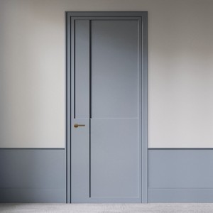 Puertas Interiores Modernas de Madera Maciza BASEN, Resistentes al Agua, para Uso en Villas y Apartamentos, 36x96 - Product Image 3