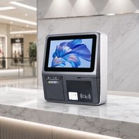 Nouvelle conception de terminal de point de vente de bureau 11,6 pouces avec imprimante intégrée, caisse enregistreuse 1366*768 4+32 Go