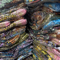 Tissu de batik africain Top Tissu de batik africain Fabriqué en usine avec imprimé floral africain à la cire Ankara Tie-Dye Hot Stamping Gold Fabric