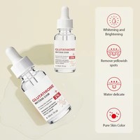 Sérum éclaircissant pour le visage au glutathion, réduit les taches brunes, vente en gros, marque privée OEM