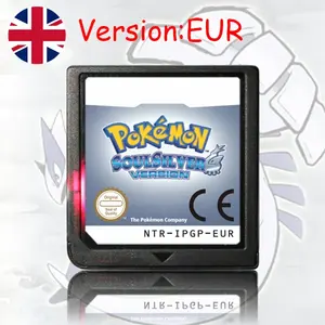 Versión EUR para EE. UU. del Videojuego Clásico Pokémon - HeartGold Retro Platinum Pearl Diamond para DS White 1 Black 1 SoulSilver - Product Image 5