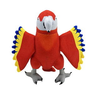 Juguete de Peluche de Loro Rojo al por Mayor, Peluche de Animal <span class=keywords><strong>Tropical</strong></span> de la Selva Relleno de Algodón PP para Decoración del Hogar - Product Image 3