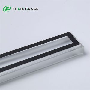 Verre trempé rectangulaire long à LED du fabricant avec impression sérigraphique pour éclairage mural extérieur à LED - Product Image 3
