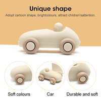 Divertido Mini Coche de Juguete de Silicona Suave para Niños de 2 a 4 Años, Juguete Educativo para Jugar y Desestresarse