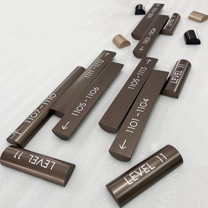 Wall Mounted Semi Cylinder Engraved Hotel Indoor <strong>Way</strong> finding Signage Engraved 3D Acrylic <strong>Signs</strong> Hot selling - Product Image 4