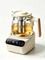 Bouilloire à thé en acier inoxydable traditionnelle pour le thé Tarik, pot à Masala Chai, mousseur à lait pour restaurant