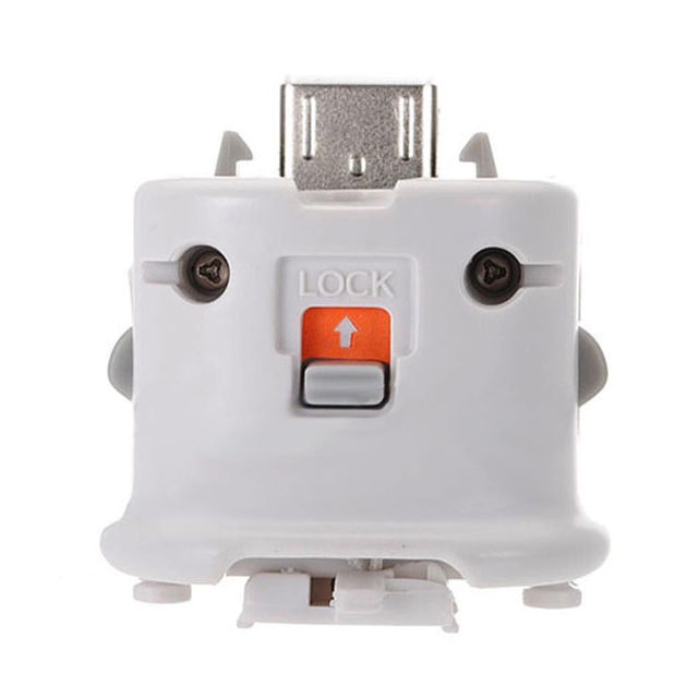 For Wiies Motion Plus Sensor Adapter for Nintend Wiies Remote Controller Adapter Black White Color