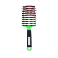 Brosse à cheveux électrique en plastique nylon de couleur personnalisable avec évent incurvé outil de massage pliable pour un séchage plus rapide
