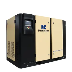 Compressor de ar de parafuso eficiente e economizador de energia de baixa potência 5.5KW / 7.5KW para máquinas industriais