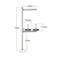 Support de fil secondaire pour machine à coudre industrielle, accessoires pour machine à coudre à double aiguille, machine à coudre synchronisée, machine à coudre haute performance, machine à coudre à gabarit