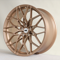 Rines Forjados Personalizados Premium de 15-24 Pulgadas 5X100 5X114.3 5X108 5X127 Monobloque Ligeros para Autos Deportivos y de Lujo