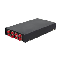 Kotak Terminal Serat Optik 4-inti 8-port 12-port SC/FC/LC/ST Kabel Pigtail Full Matching Kotak Serat Terpadu Tipe Snap Desktop