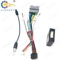 Kabel Adaptor Harness Konektor 22Pin untuk Player Android Mobil, Kabel Radio, Kotak Canbus untuk Jeep Compass 2007, Audio Mobil