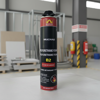 MU CHAO A22 900g 750ML Mousse polyuréthane blanche ignifuge classe B2, étanche, adhésif scellant monocomposant