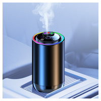 Diffuseur d'huiles essentielles ultrasonique portable mini USB sans eau pour voiture, éclairage ciel étoilé 3 couleurs, rafraîchisseur d'air extérieur