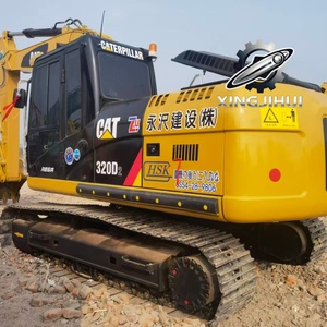 Excavatrice Caterpillar 320D d'occasion, marque japonaise d'origine, 20 tonnes, grande taille, sur chenilles en caoutchouc. - Product Image 4
