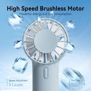 Ventilador de Mano Portátil Recargable con Logotipo Personalizado, Nuevo, Económico, Mini Ventilador de Bolsillo - Product Image 2