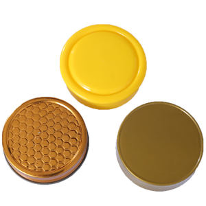 120g 200g 500g 1000g Boca ancha Hexgaonal tarro <span class=keywords><strong>panza</strong></span> grande Tarro de almacenamiento de vidrio para miel Espresso café en polvo con tapa - Product Image 6