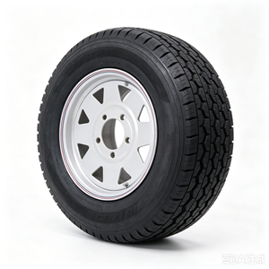 Fabricant de jantes, roues de <span class=keywords><strong>remorque</strong></span> 4*<span class=keywords><strong>13</strong></span>, jantes en acier sans chambre à air de 4Jx13 pouces pour pneus 5.00-13LT <span class=keywords><strong>145</strong></span>/70R13 - Product Image 2