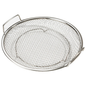 Plateau filtrant en maille d'acier inoxydable réutilisable rond <span class=keywords><strong>pour</strong></span> la friture, le grillage, le barbecue, le drainage de l'<span class=keywords><strong>huile</strong></span>, le passoire à légumes et fruits - Product Image 4
