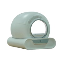 Toilette automatique autonettoyante intelligente pour litière pour chat avec contrôle APP Contrôle des odeurs de grande capacité Conception couverte facile à nettoyer