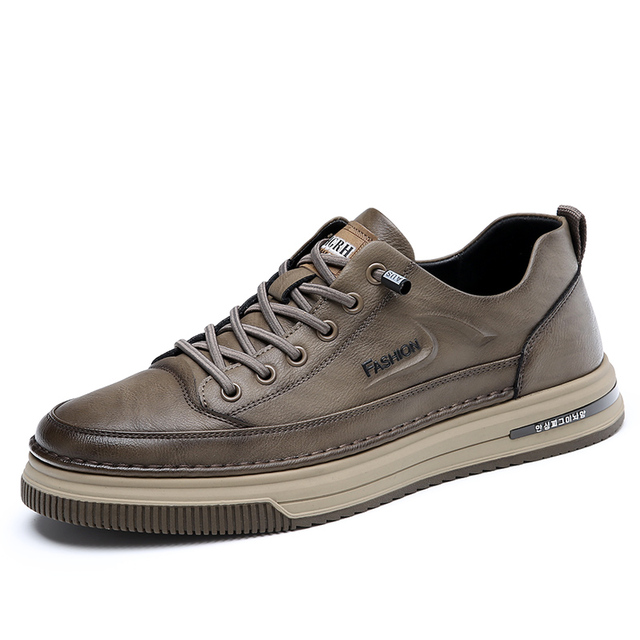 New High Quality Patent Leather British Style Single Formal s Real Cow Italy Design Men's Elevator Sneaker Classic Casual