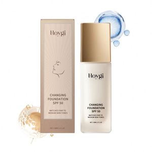Base de Maquillaje Líquida Mate Ligera Hoygi, Corrector Protector para Piel Grasa o Seca, Ligeramente Hidratante con Efecto Calmante - Product Image 5