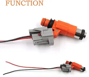 Conector de inyector de combustible EV1 EV6 EV14, Compatible con Toyota DENSO (paquete de 6)