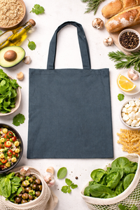 Sac fourre-tout en coton en gros, logo imprimé personnalisé, sac de shopping écologique - Product Image 6
