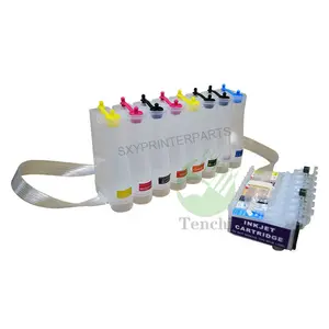 Nouveau SYSTÈME D'ENCRE compatible CISS pour epson R1800 R800 vide système d'encre en vrac système d'encre continue pour epson R800 T0540-T0549