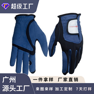 Guante de golf de piel de oveja para mano derecha, unisex, para deportes al aire libre, pesca, protección de la palma - Product Image 4