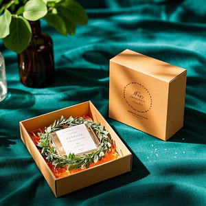 Tái Chế Bìa Vuông Nước Hoa Hộp Các Tông Sóng Bao Bì Hộp Cho Mỹ Phẩm Và Tóc Giả Nam Châm Hình Dạng Thân Thiện Với Môi - Product Image 2