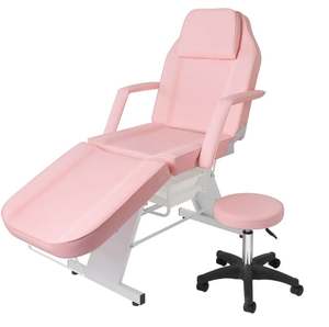 Multi-function Massage Bed Facial <b>Chair</b> Folding Adjustable Spa Salon Beauty Bed Tattoo Eyelash Beauty Bed/<b>Chair</b> With <b>Stool</b> - Product Image 1