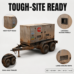 Generador Diésel Cummins Super Silencioso de 500KVA 400KW 50HZ/60HZ para Granjas, Obras de Construcción, Grupos Electrógenos de Respaldo, Plantas Eléctricas - Product Image 5