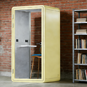 Cabina Insonorizzata per Ufficio Singolo, Struttura in Acciaio Moderna, Cabina Telefonica <span class=keywords><strong>Compatta</strong></span> Mobile, Stanza Insonorizzata, Esclusiva Transfrontaliera - Product Image 2
