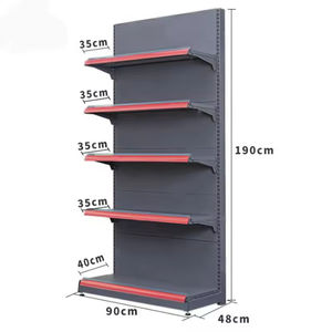 Hoogwaardige supermarkt schappen met enkelzijdige/dubbelzijdige hoekplanken zijn geschikt voor presentatie in winkels. - Product Image 6