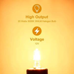 Chất lượng cao 6V 12V 24V 10W Dimmable G4 cảnh quan bóng đèn <span class=keywords><strong>halogen</strong></span> thủy tinh thạch anh - Product Image 6