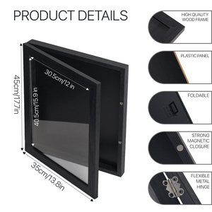 Wholesale 16x20 <strong>in</strong> Black MDF Jersey Display <strong>Frame</strong> Photo <strong>Frame</strong> Cases Shadow Box <strong>Frame</strong> for Your Jersey Uniform T-<strong>shirt</strong> - Product Image 2