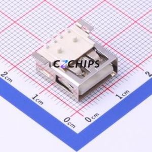 <b>USB</b>-234-BCW <b>USB</b> Connector SMD Connector ( Connector Type: Type-<b>A</b> )( Protocol Standard: <b>USB</b> <b>2.0</b> )( Gender: Female ) - Product Image 1